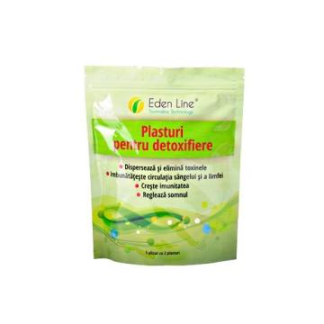 Plasturi pentru detoxifiere cu turmalina 10 bucati Eden Line