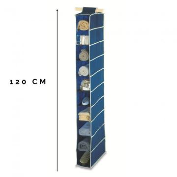 Organizator suspendat cu 10 compartimente blue