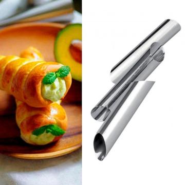 Set 3 tuburi patiserie pentru rulouri, inox, 12,5 x 2,5 cm