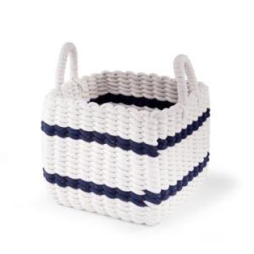 Cos jucarii din sfoara impletita White Navy Childhome de la Stiki Concept Srl