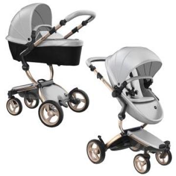 Carucior copii 2in1 xari Argento cu sasiu Champagne Mima de la Stiki Concept Srl