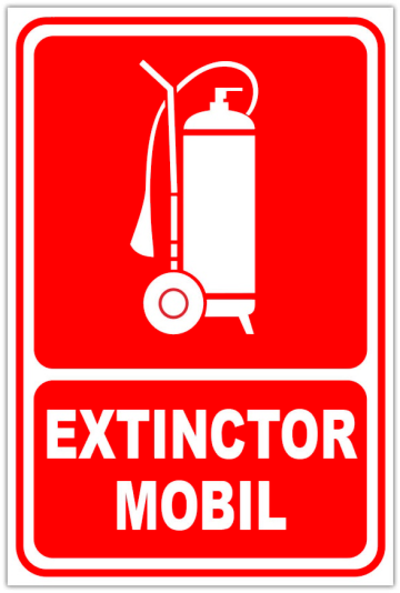 Indicator de extinctor mobil