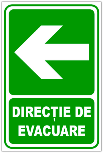 Indicator de securitate iesire in stanga