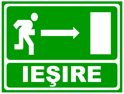 Indicator iesire in dreapta