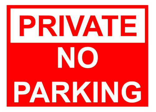 Semn private parking