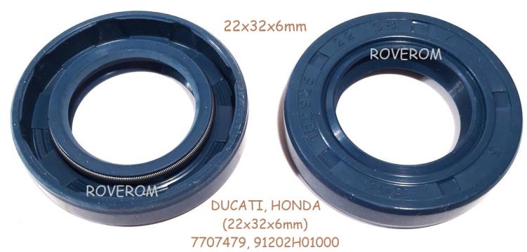 Simering arbore Ducati, Honda, Hyundai, Yamaha, 22x32x6mm