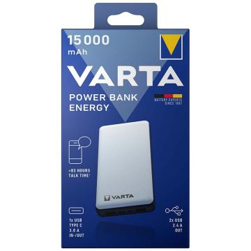 Baterie Power Bank Varta Energy 2X USB, 1X TYPE-C,15000mAh de la Marco & Dora Impex Srl