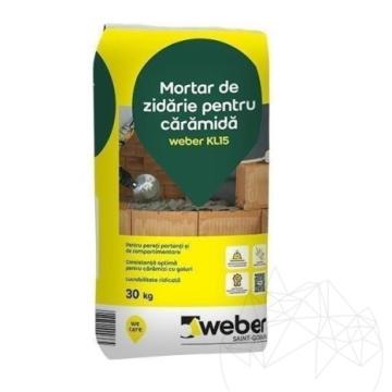 Mortar de zidarie Weber KL15, 30kg