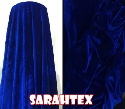 Catifea albastru electric de la Sarahtex Import Textile Srl