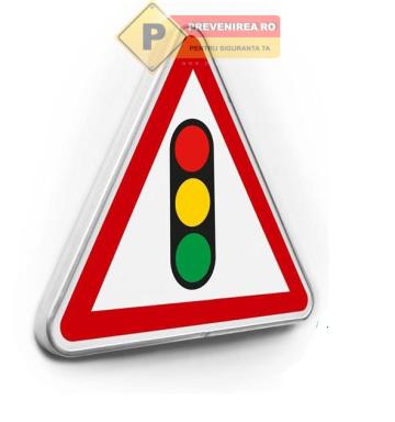 Indicator de avertizare semaforul de la Prevenirea Pentru Siguranta Ta G.I. Srl