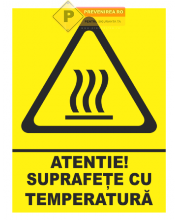 Indicator pentru suprafete cu temperatura de la Prevenirea Pentru Siguranta Ta G.I. Srl