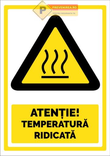 Indicator pentru temperatura ridicata de la Prevenirea Pentru Siguranta Ta G.I. Srl