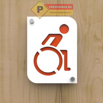 Semn pentru loc persoane cu handicap de la Prevenirea Pentru Siguranta Ta G.I. Srl