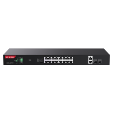 Switch 16 porturi Gigabit PoE, 2 x RJ45 Gigabit Uplink