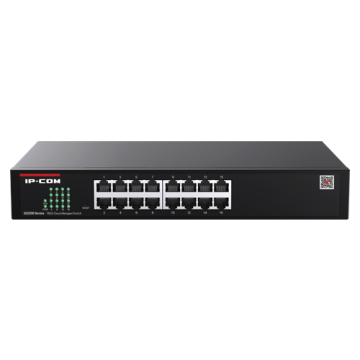 Switch 16 x RJ45 Gigabit, Cloud Management - IP-COM G2216D