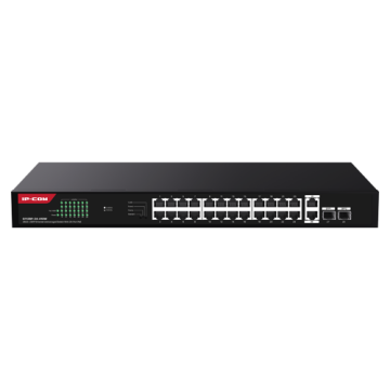 Switch 24 porturi Gigabit PoE, 2 x RJ45 Uplink Gigabit de la Big It Solutions