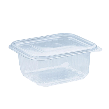 Caserola plastic cu capac 375cc 10 buc/set