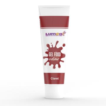 Colorant alimentar gel rosu bordeaux, tub, 30g de la Lumea Basmelor International Srl