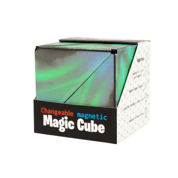 Jucarie Cub tangram magnetic, 3D Magic Cube, Aurora