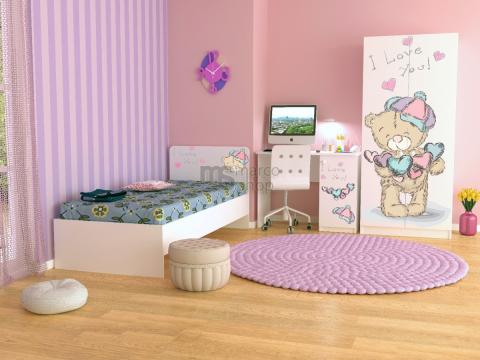 Mobila camera pentru copii Teddy Bear de la Marco Mobili Srl