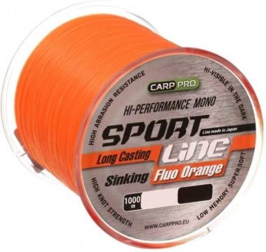 Fir Carp Pro Sport Line, Fluo Orange, 1000m de la Pescar Expert