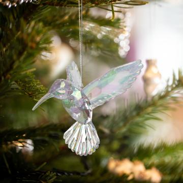 Ornament de Craciun - pasare colibri acrilica