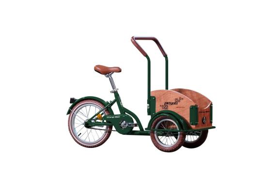 Bicicleta Pegas Mini Cargo 1S verde smarald de la Transilvania Euro Tour Srl