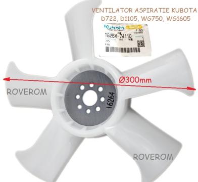 Ventilator aspiratie Kubota D722, D1105, WG750, WG1605