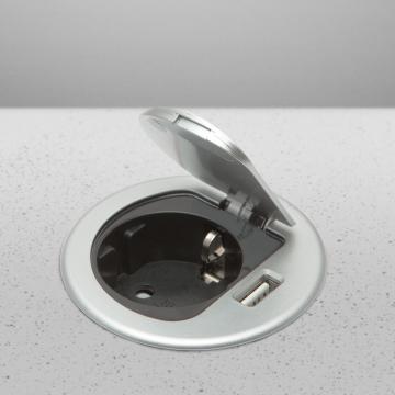 Priza incorporabila, cu cablu + USB de la Future Focus Srl