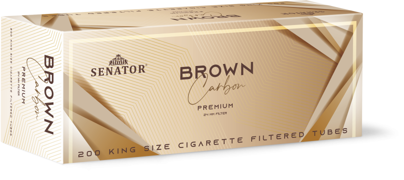 Tuburi tigari Senator - Carbon Premium 24 mm brown (200) de la Dvd Master Srl