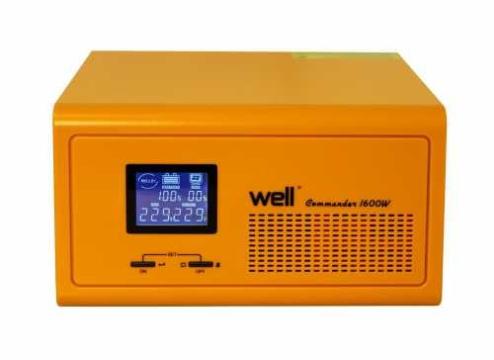UPS centrale termice Commander Well 230V 1600W, portocaliu de la Mobilab Creations Srl
