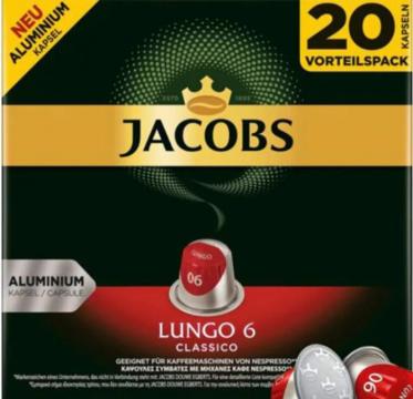 Capsule cafea Jacobs Lungo Classico - aluminium (20 capsule)