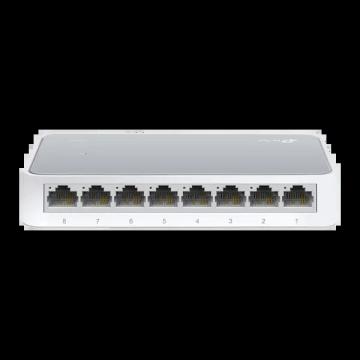 Switch TP-Link 8 porturi 10/100Mbps, TL-SF1008D de la Elnicron Srl
