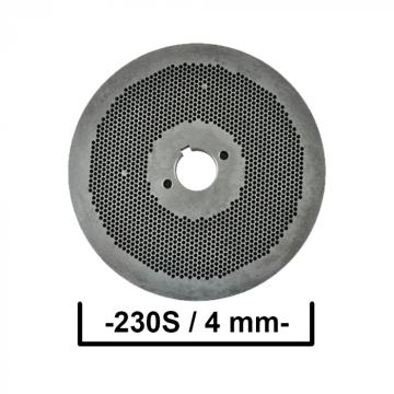Matrita pentru granulator KL-230S cu gauri de 4 mm de la Tehno-MSS Srl