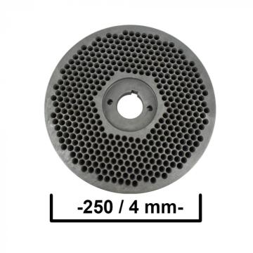 Matrita pentru granulator KL-250 cu gauri de 4 mm de la Tehno-MSS Srl