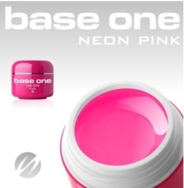 Gel unghii Color Neon Pink Base One - 5ml de la Produse Online 24h Srl