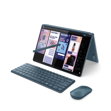 Laptop Lenovo Yoga Book 9 13IMU9, 2x 13.3" 2.8K (2880x1800) de la Risereminat.ro