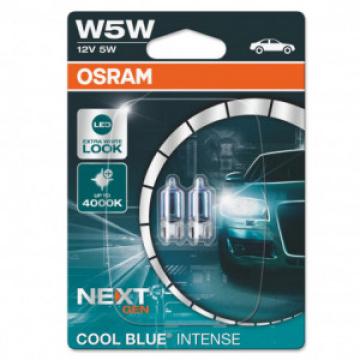Set becuri W5W 12V 5W Osram Cool Blue Intense 4000K