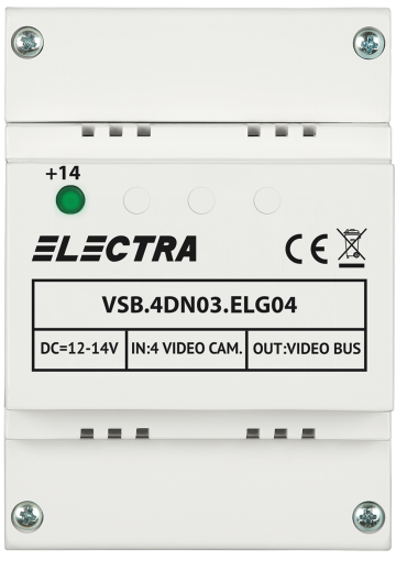 Doza selectie video, 4 intrari semnal video de la Electra Instal SRL