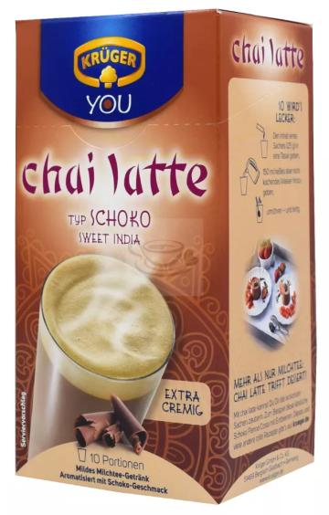 Ceai Chai Latte Kruger sweet India Schoko 10 x 250 g