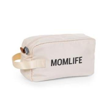 Geanta Childhome - Momlife Toiletry Bag - Off White Black