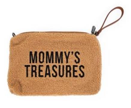 Geanta Childhome - Mommy's Treasures Clutch - Teddy Beige