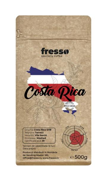 Cafea boabe de origine Fresso Costa Rica Tarrazu SHB de la Vending Master Srl