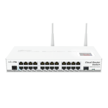 Router switch Cloud, 24 x Gigabit, 1 x SFP, RouterOS L5 de la Big It Solutions