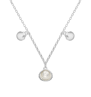 Colier Lolit din argint, scoici si perla naturala de la Atelier Lolit Srl