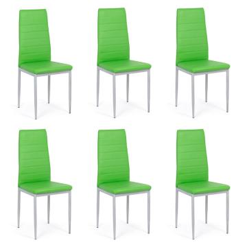 Set 6 scaune bucatarie - verde