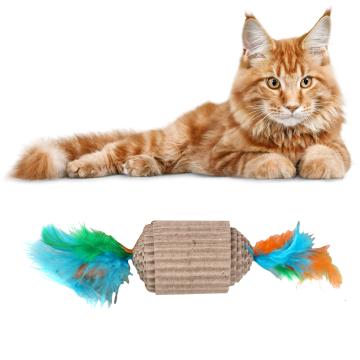 Jucarie pisici cu carton ondulat pentru ascutit gheare