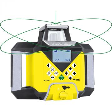 Laser rotativ Nivel System NL720G Digital, fascicul verde de la Euro Management Grup Srl