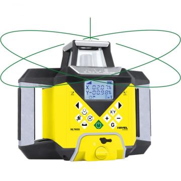Laser rotativ Nivel System NL740G Digital, fascicul verde
