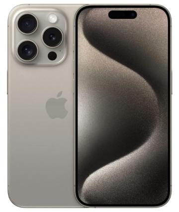 Telefon Apple iPhone 15 PRO 6.1" 6GB 256GB Natural Titanium de la Etoc Online